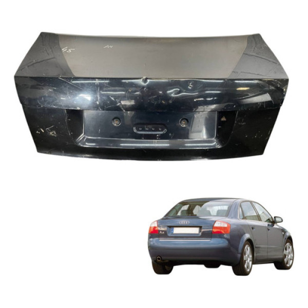 Tampa Traseira Porta Malas Audi A4 2000 2001 2002 2003 2004 Preto