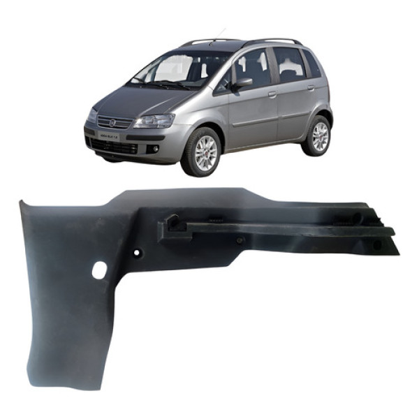 Acabamento Suporte Tras Dir Bagagito Idea 2006 2007 Hlx Preto