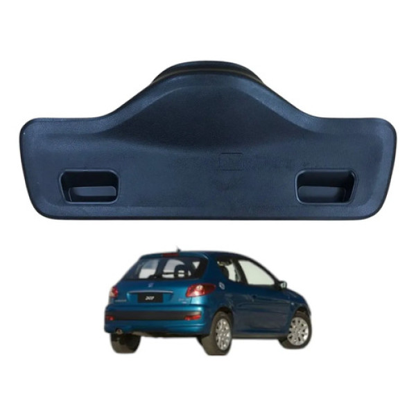 Moldura Tampa Porta Malas Peugeot 207 1.4 2011 2012 Manual Preto