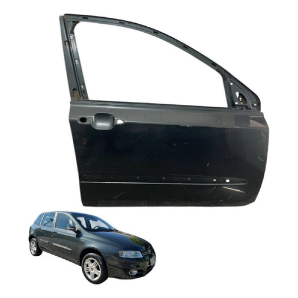 Porta Dianteira Direita Fiat Stilo 2009  Original Dianteira Direita Preto