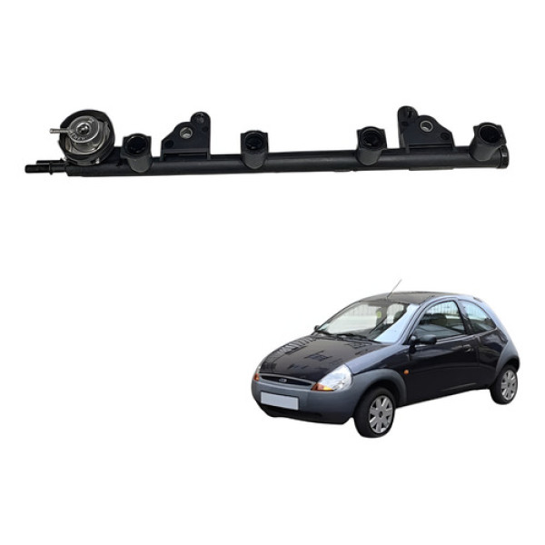 Flauta Injetora Ford Ka 1.0 8v Zetec 2005 Gl  Original