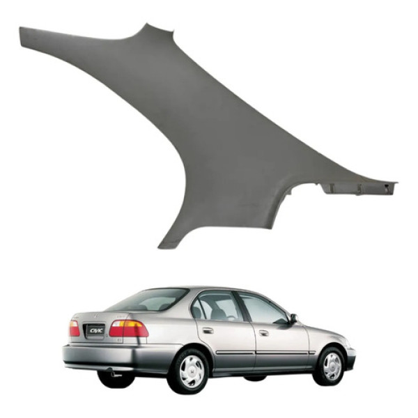 Acabamento Coluna Tras Direita Civic Lx 1998 1999 2000 2001