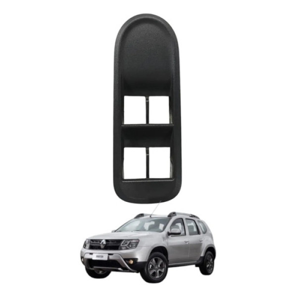 Moldura Botao Vidro Dianteiro Esquerdo Duster 2017 2018 2019