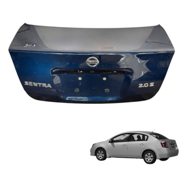 Tampa Traseira Porta Malas Nissan Sentra 2007 2009 2012 Azul