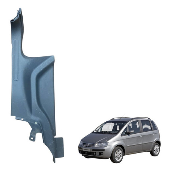 Soleira Porta Traseira Esquerda Fiat Idea 2006 2007 Hlx Cinza-escuro