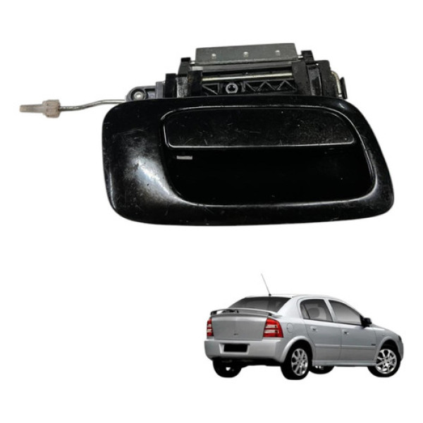 Maçaneta Externa Traseira Direita Gm Astra 99 2003 2005 2006 Preto