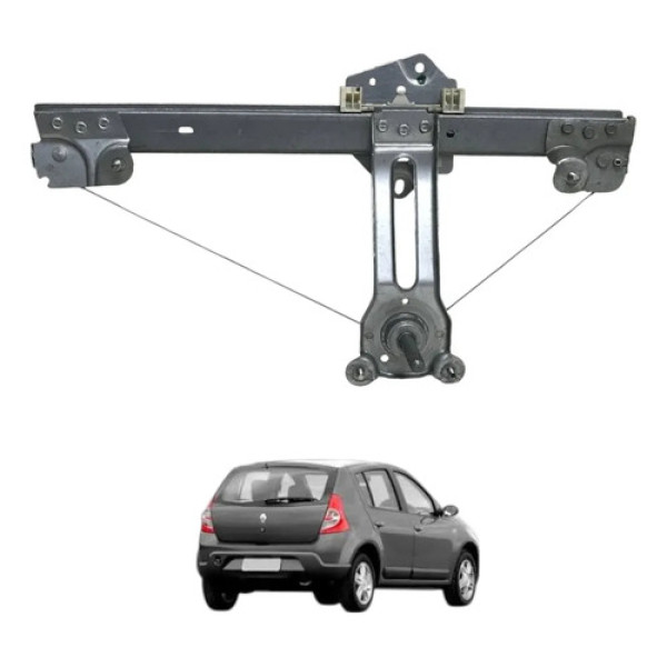 Maquina Vidro Manual Traseiro Direito Sandero 2007 2015