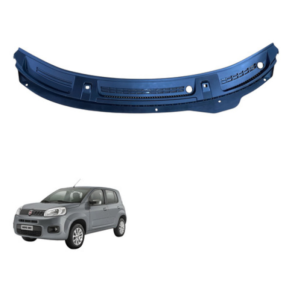 Grade Churrasqueira Fiat Uno Vivace 2010 2015 2018 2021 Preto Fosco