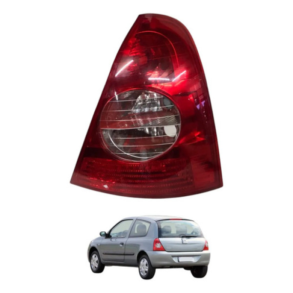 Lanterna Traseira Direita Renault Clio Hatch 2003 2004 2005 Direito/passageiro Peça 1