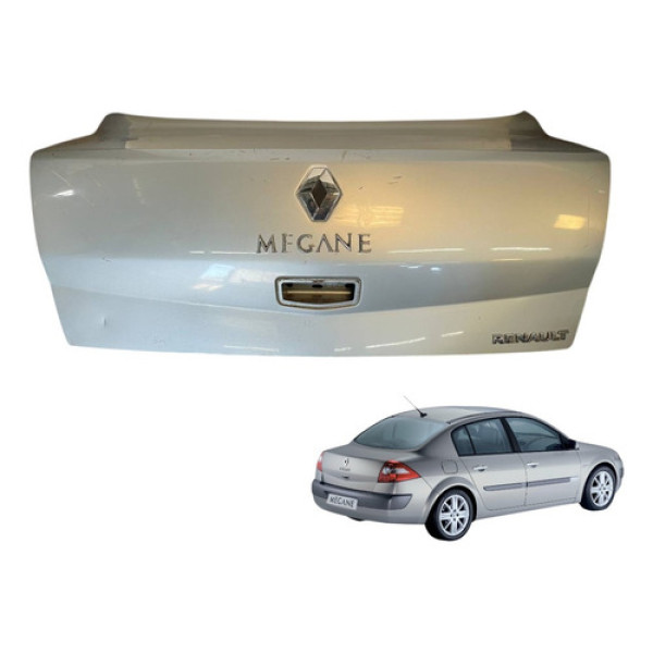 Tampa Traseira Porta Malas Renault Megane 2008 2009 2011 Prata