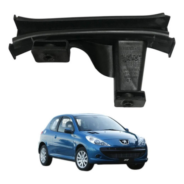 Guia Vidro Porta Dianteira Direita Peugeot 207 1.4 2011 2012 Preto
