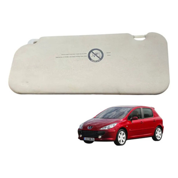 Quebra Sol Lado Esquerdo C/ Espelho Peugeot 307 2007 2012