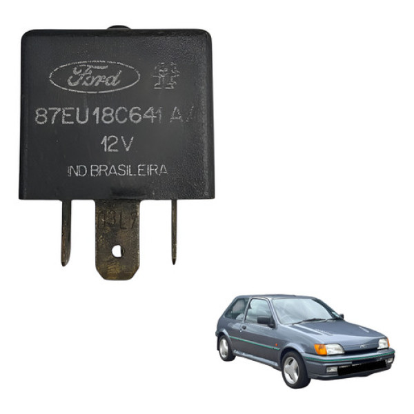 Rele Auxiliar Farol Ford Fiesta Courier Escort 1987 1990 91 12