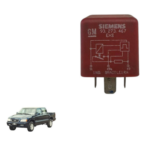Rele Auxiliar Farol Chevrolet Corsa S10 1995 1999 2000 2010