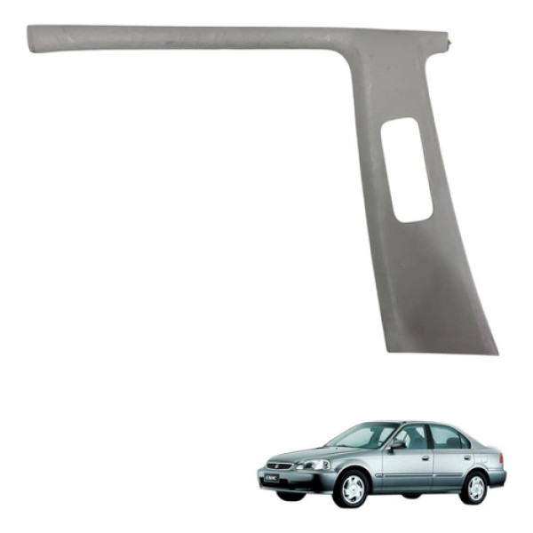 Acabamento Coluna Central Esquerda Honda Civic 2000 2001 Lx