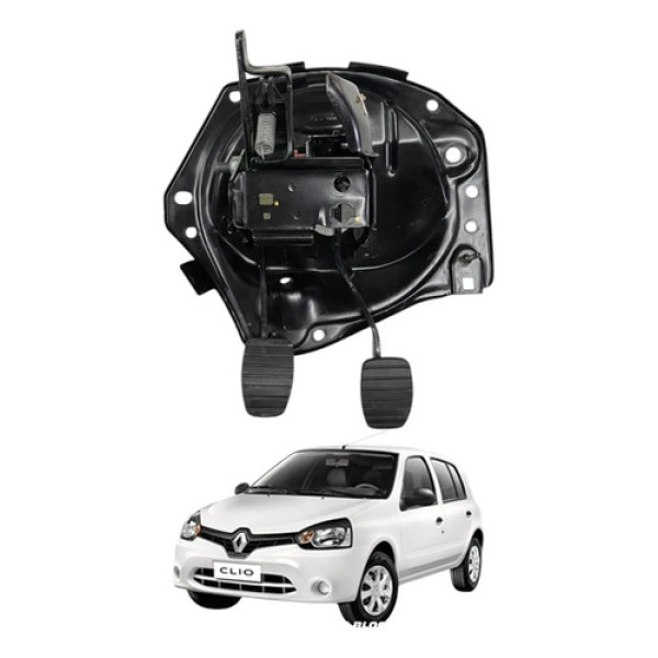 Suporte Pedaleira Pedal Freio Embreagem Clio 1.0 2013 2014