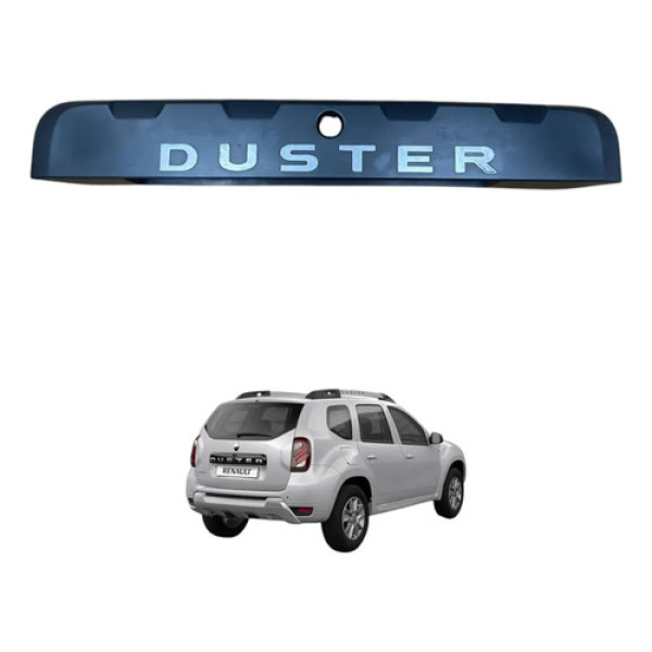 Moldura Tampa Traseira Renault Duster 2017 2018 2019 2020 Preto