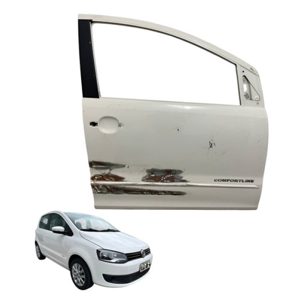 Porta Dianteira Direita Vw Fox 2015 2016 2018 2019 Dianteira Direita Branco
