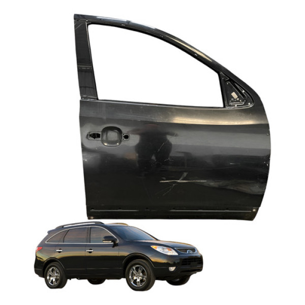 Porta Dianteira Direita Hyundai Vera Cruz 3.8 2009 2010 Dianteira Direita Preto