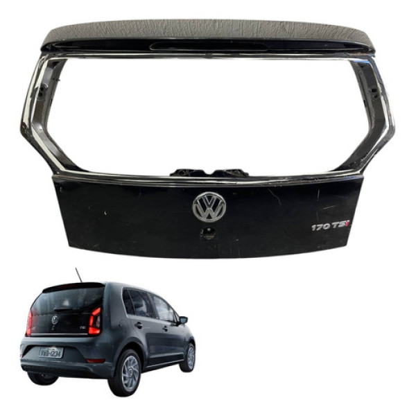 Tampa Traseira Porta Malas Vw Up Tsi 2015 2017 2018 Preto