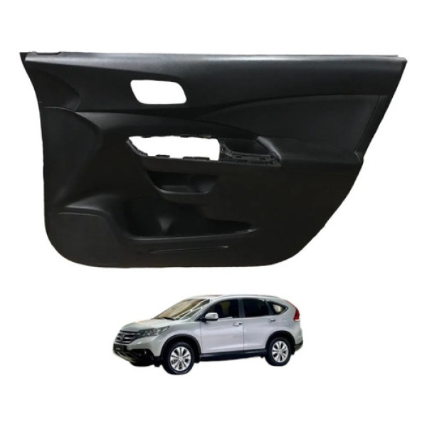 Forro Porta Dianteira Direita Honda Crv Lx 2012 2013 2014 Preto