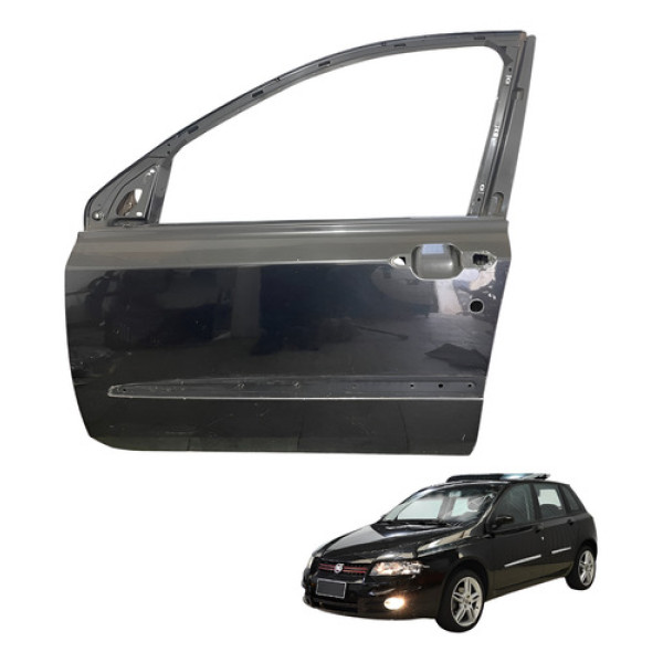 Porta Dianteira Esquerda Fiat Stilo 2007 Sporting () Dianteira Esquerdo Preto