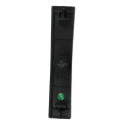 Moldura Sensor Alarme Crepuscular Gm Agile 1.4 8v 2010 2011 Cinza-escuro