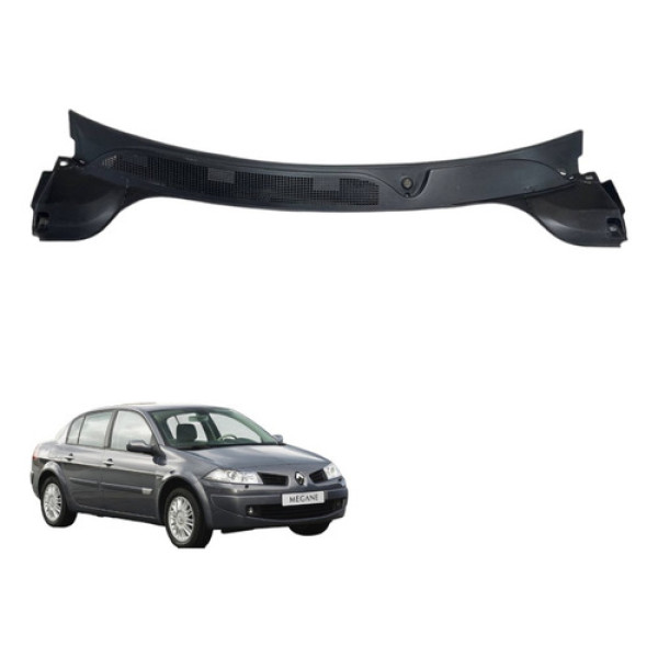 Grade Churrasqueira Renault Megane 2006 2007 08 2012 Preto