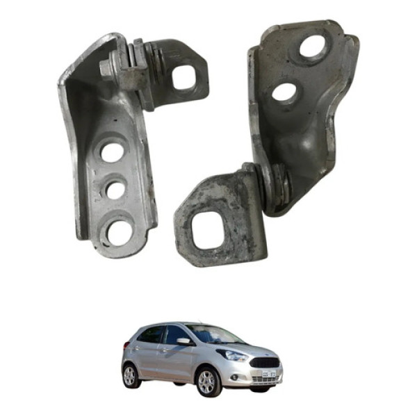 Par Dobradica Porta Dianteira Direita Ford Ka 2014 2015 2016