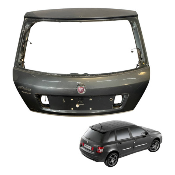 Tampa Traseira Porta Malas Fiat Stilo 2009  Original Cinza-escuro
