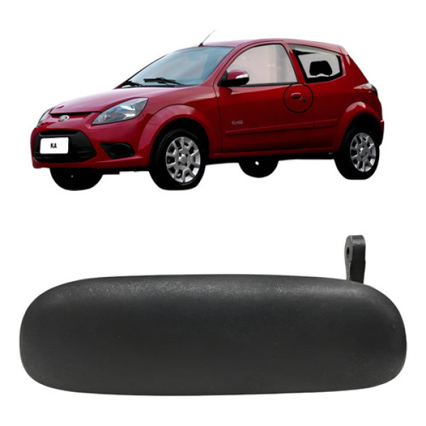 Maçaneta Externa Lado Esquerdo Ford Ka 2008 2010 Preto