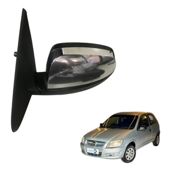 Retrovisor Manual Esquerdo Chevrolet Celta 2007 2008 2009