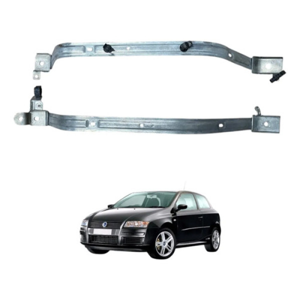 Par Cinta Suporte Tanque Combustivel Fiat Stilo 2008 2009 Peça 1