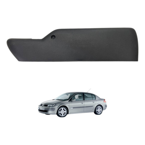 Moldura Lateral Banco Diant Esquerdo Megane 2007 2009 2013 Peça 1