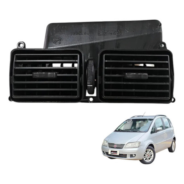 Moldura Difusor Ar Painel Central Fiat Idea 2006 2010 2011