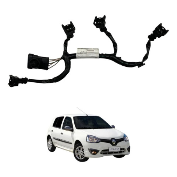Chicote Bico Injetor Renault Clio 1.0 16v 2013 2014 2015