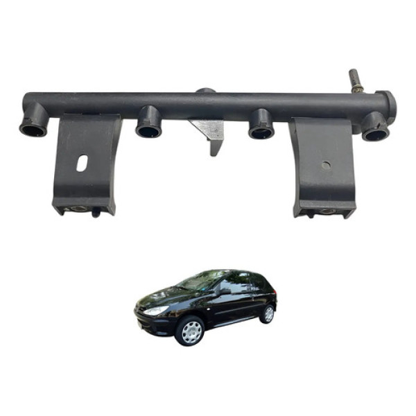 Flauta Bico Injetor Peugeot 206 207 Citroën C3 1.6 16v 06 15