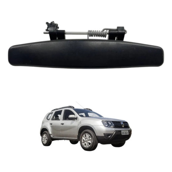 Macaneta Externa Dianteira Direita Duster 2017 2018 2019 Preto Dianteira/traseira