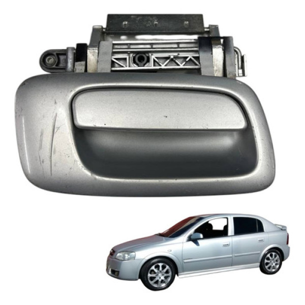 Maçaneta Externa Traseira Direita Gm Astra 1999 2006 Prateado