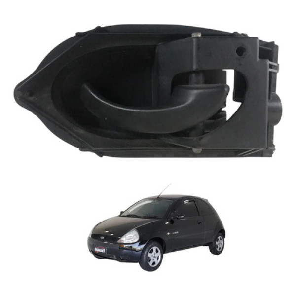 Macaneta Interna Porta Esquerda Motorista Ford Ka Gl 2005 Peça 1 Dianteira