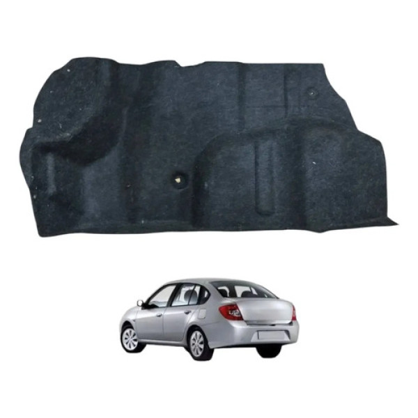Forro Lateral Esquerdo Porta Malas Renault Symbol 2009 2012