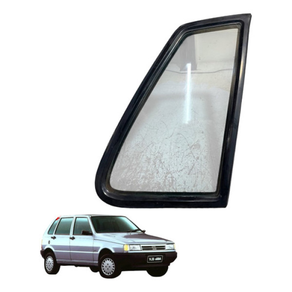 Vidro Lateral Traseiro Lado Direito Fiat Uno 95 96 2006