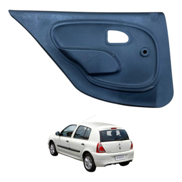 Forro Porta Traseira Esquerda Renault Clio 2013 2014 2015