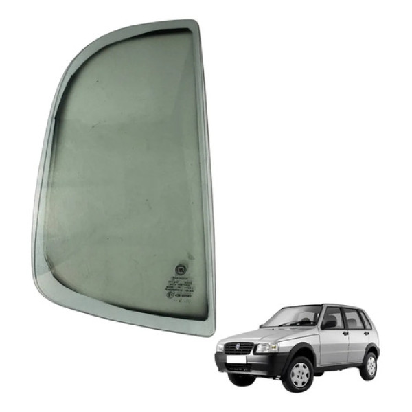 Vidro Fixo Porta Traseira Esquerda Fiat Uno Way 2010 2021