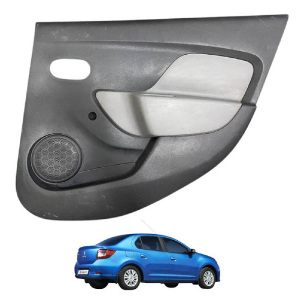 Forro Porta Traseira Direita Renault Logan Sandero 2015 2017 Peça 1