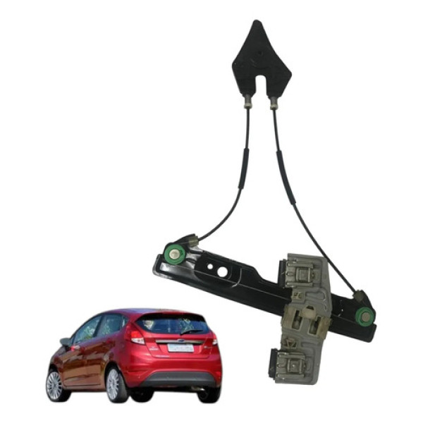 Maquina Vidro Eletrica Traseira Esquerda New Fiesta