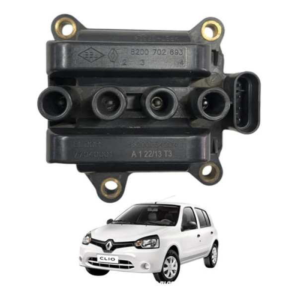 Bobina Ignicao Renault Clio 1.0 16v 2013 2014 2015 2016