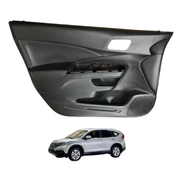 Forro Porta Dianteira Esquerda Honda Crv Lx 2012 2013 2014