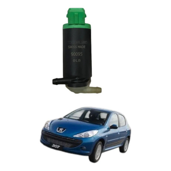 Bomba Motor Limpador Parabrisa Peugeot 207 2011 2012 Manual