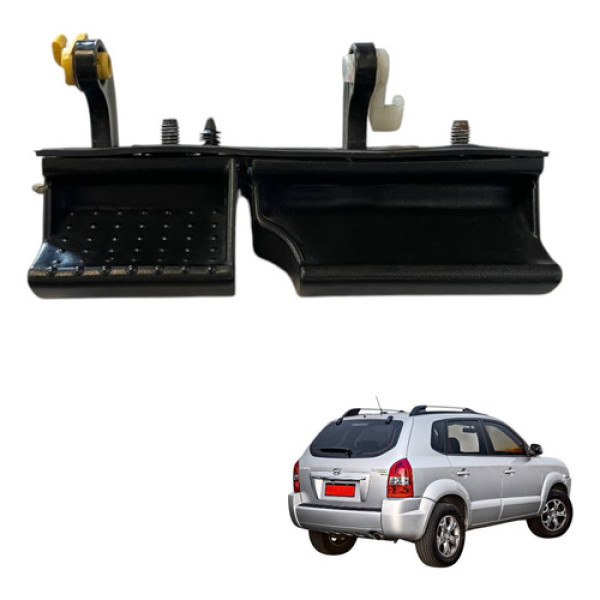 Macaneta Alavanca Tampa Vidro Hyundai Tucson 2008 2009 2011 Preto